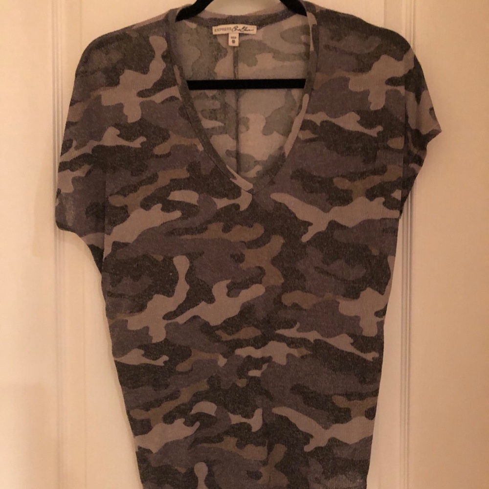 Express Army Green Shirt